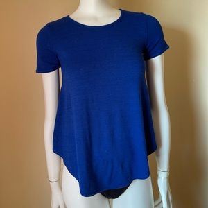 Blue short sleeved shirt